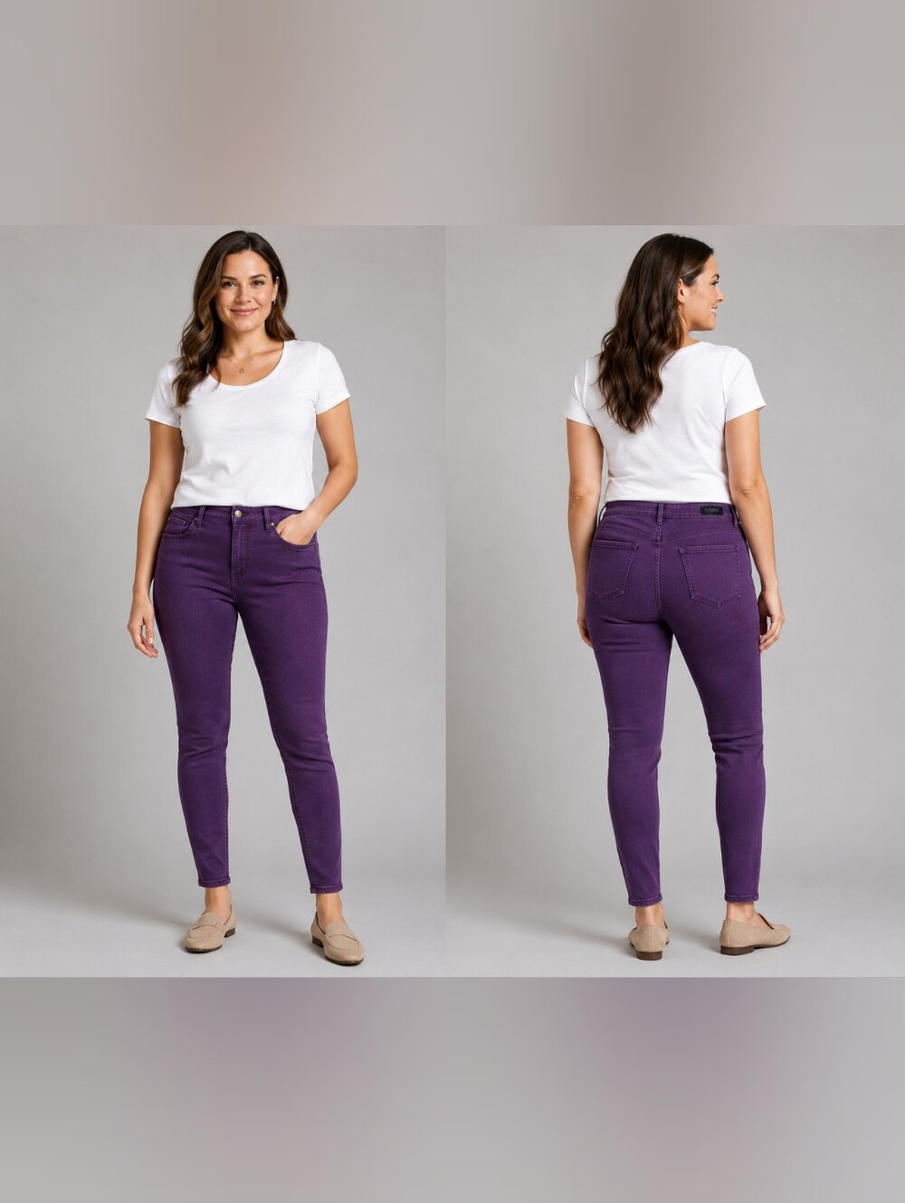 Burgundy Liverpool LA Skinny Jeans